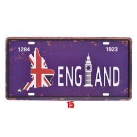 Vintage tin painting (Option: 15)